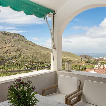Casa Carmen Agaete Con Terraza Y Vistas Al Mar Apartamento Exterior foto