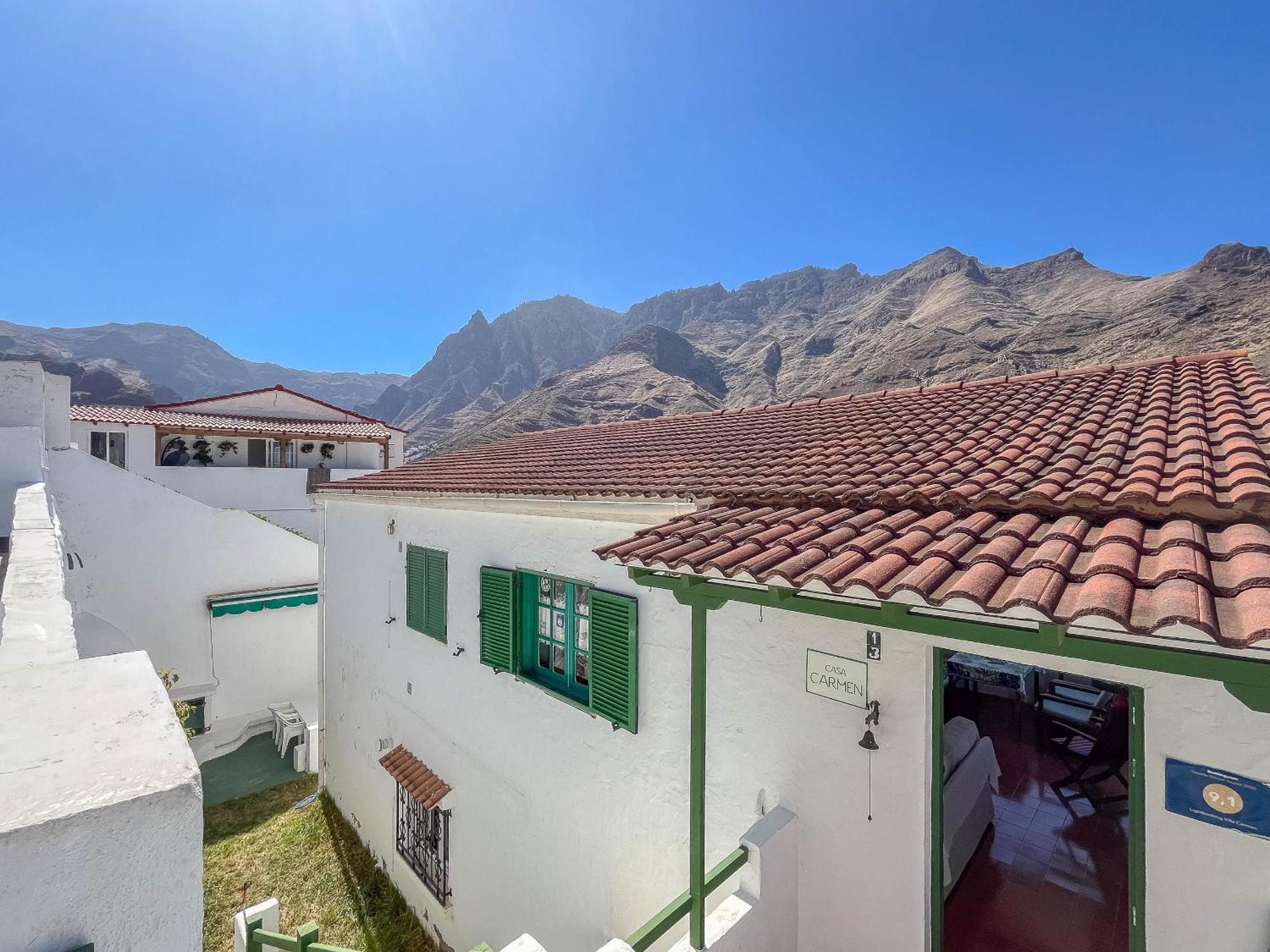 Casa Carmen Agaete Con Terraza Y Vistas Al Mar Apartamento Exterior foto